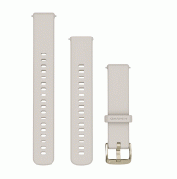 Quick Release Bands (18 mm) - Ivory with Soft Gold Hardware - 010-13256-04 - Garmin